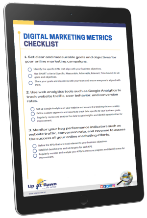 digital marketing metrics checklist